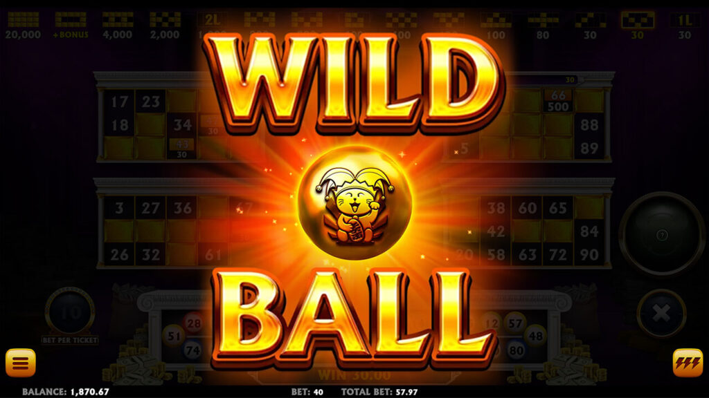 Break Da Bank Again Video Bingo Wild Ball