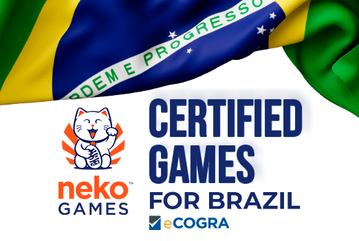 Neko Games™ seals certification in Brazil