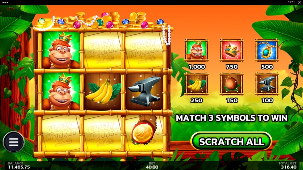 Scratchcards Bonus